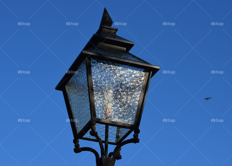 lamp sky blue