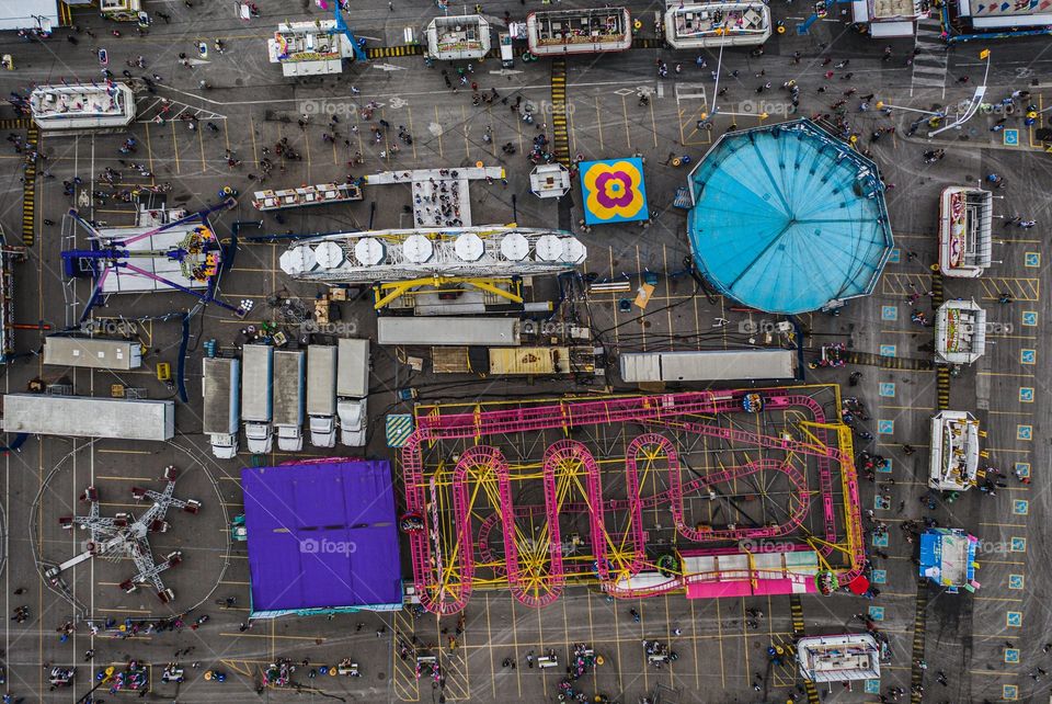 Fairground From The Sky