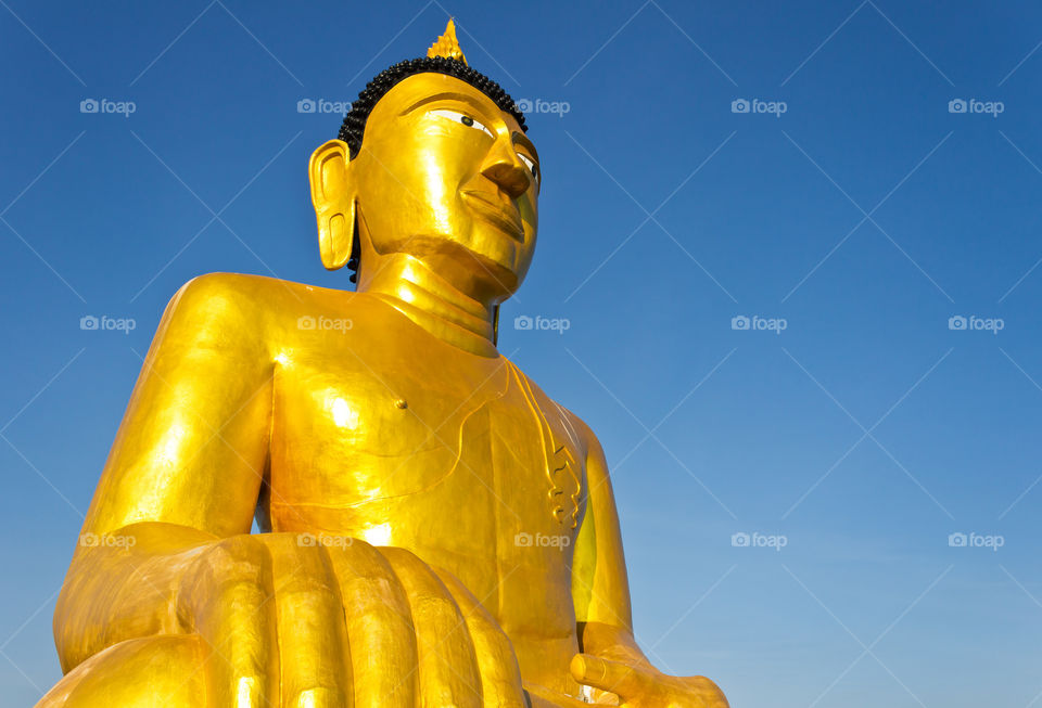 buddha image. golden buddha image
