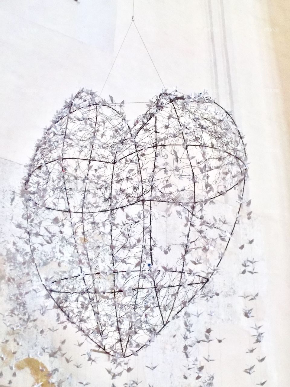 Heart art in Vilnius 