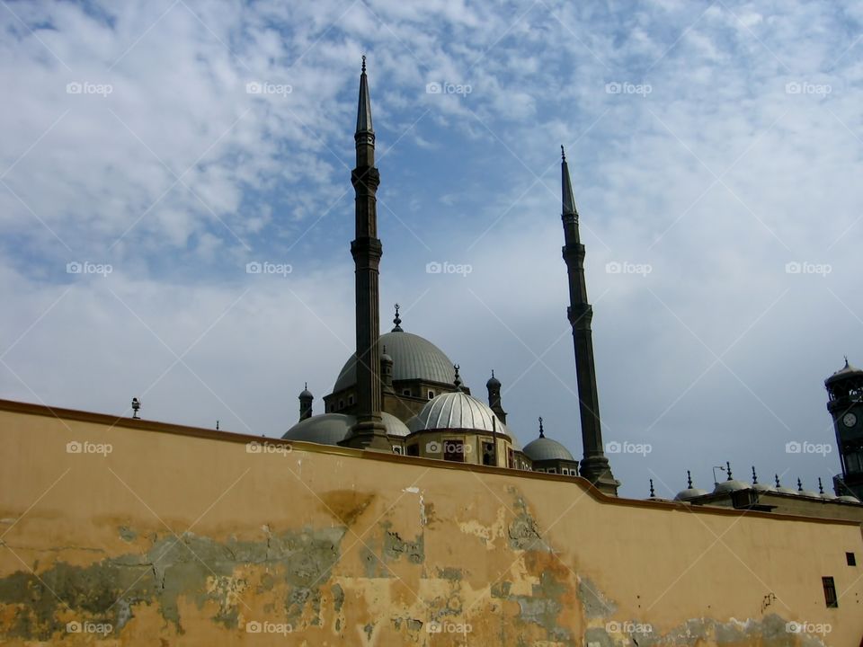 In Cairo. Domed Mosque and Spires