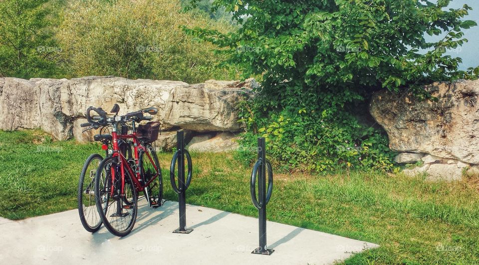 Bike Rack at the Beach