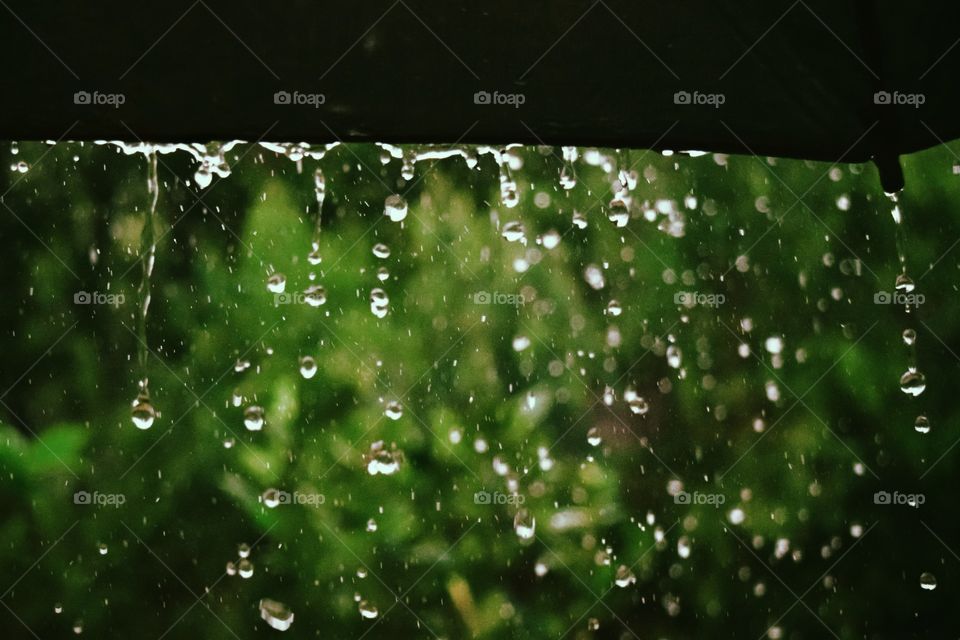 The rain comes with loneliness.