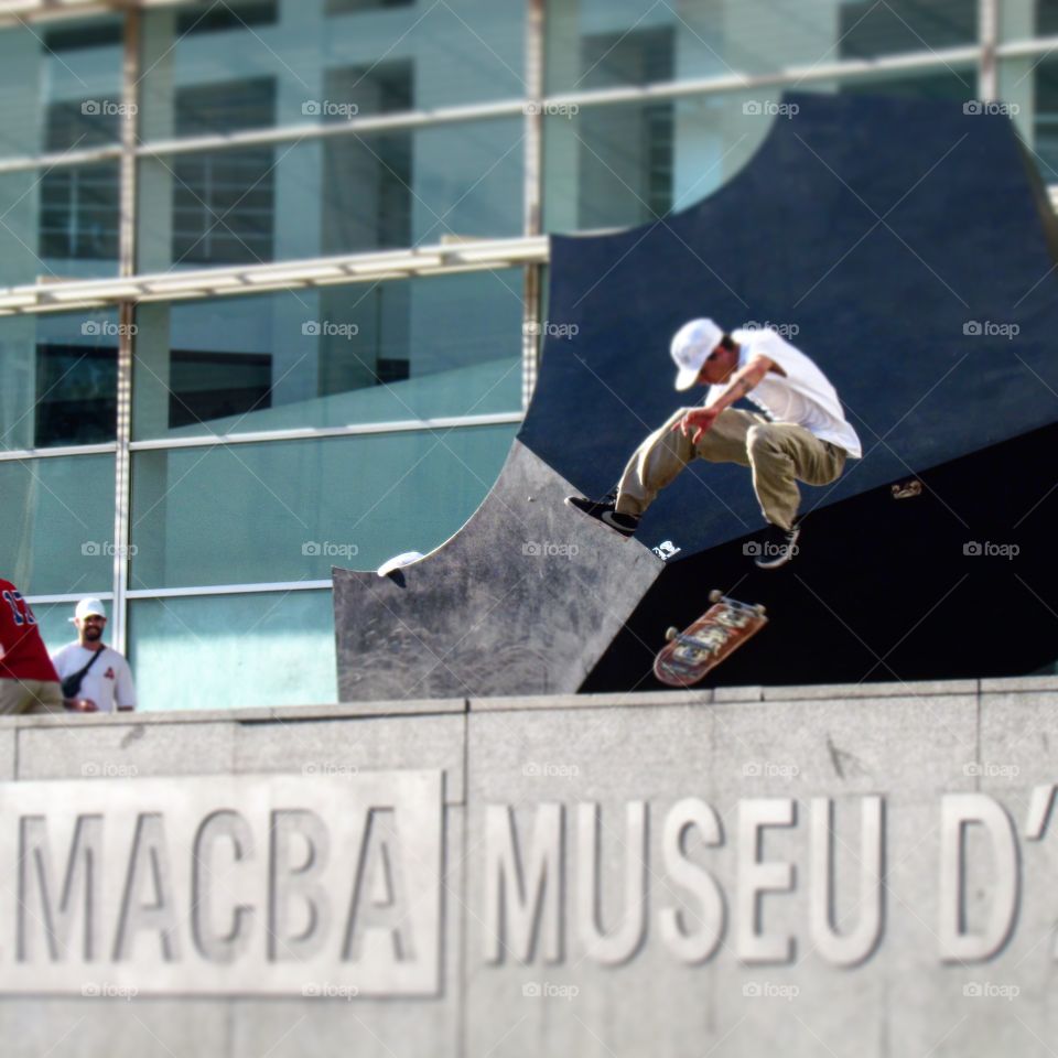 Skater at MACBA