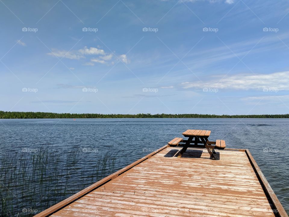 relaxing on the dock is very nice