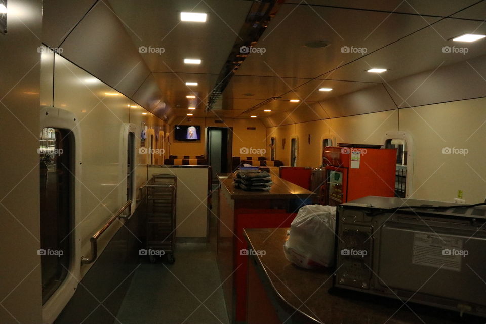 dining room on the train