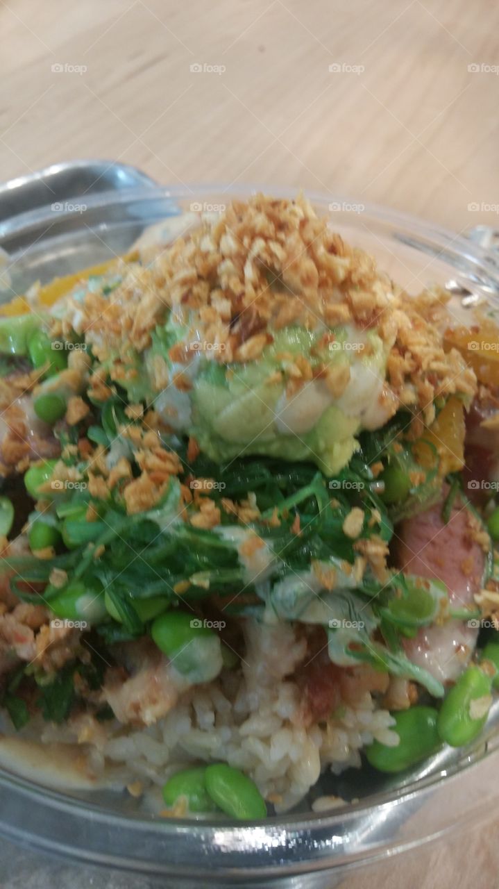 Sushi Bowl with Poke