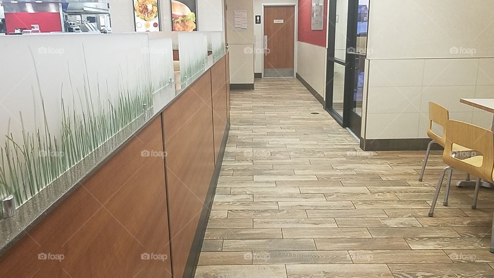 Restaurant Hallway