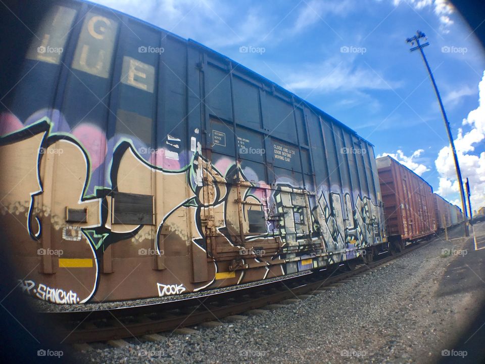 Urban train art