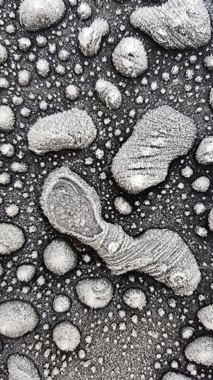 Frozen Water on my car