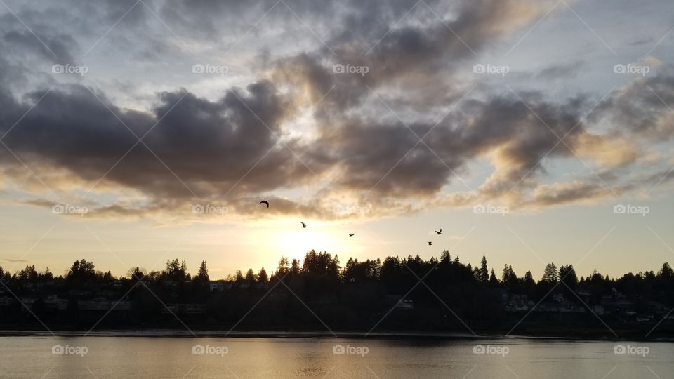 Pier sunset 3/2018