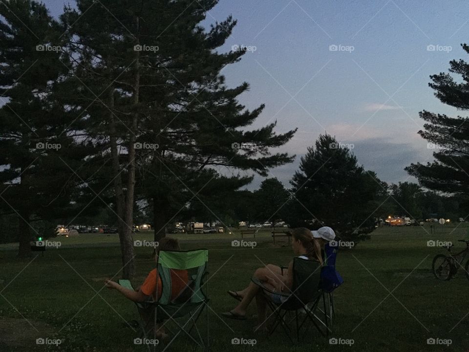 Night at the campground 