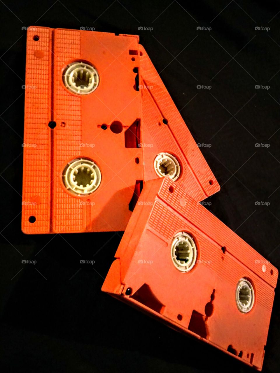Orange VHS Tapes