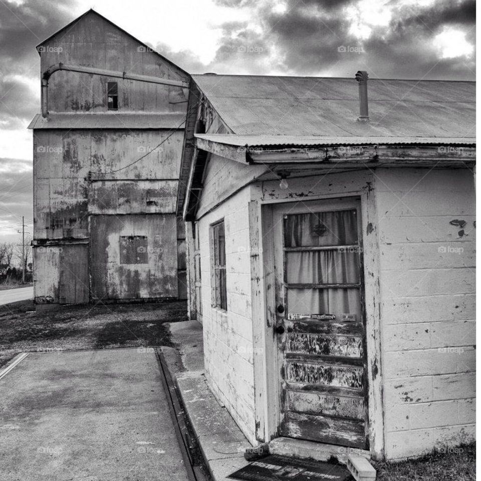 Old buildings remain