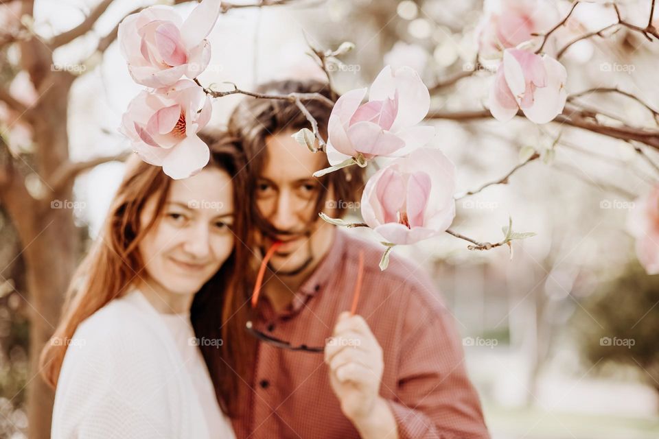 happy couple having fun