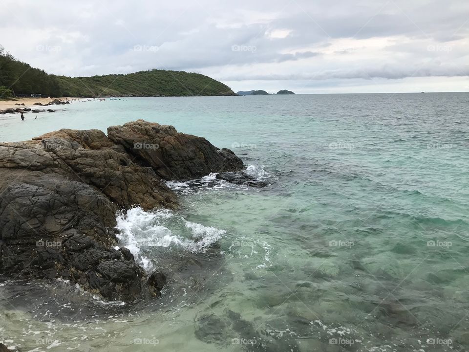 Nangrong beach in Chonburi (Thailand)