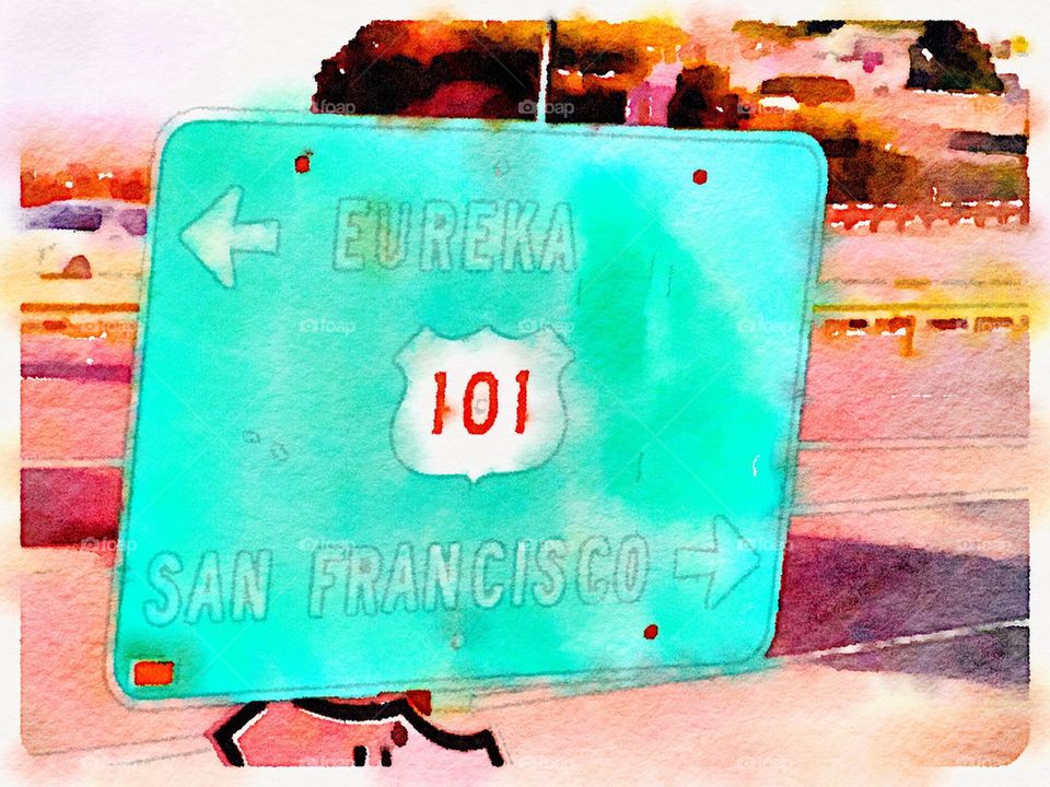 101 Freeway sign 