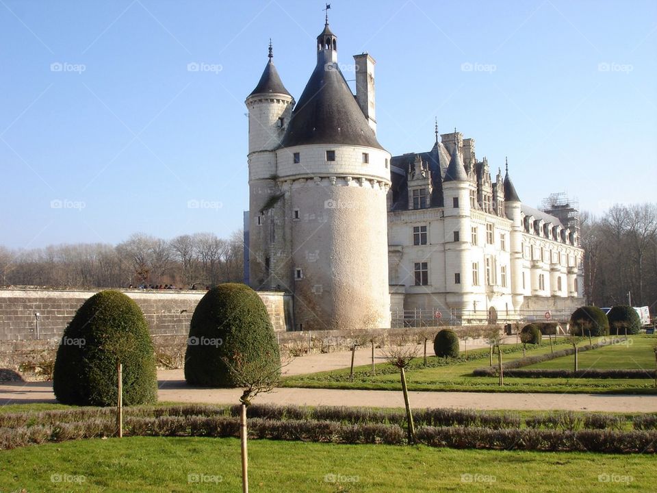 Scenic view of castle