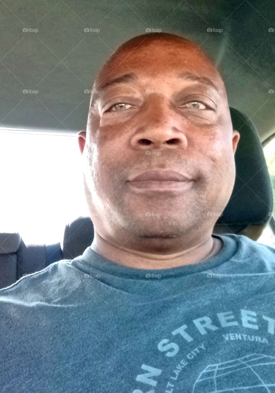 selfie, Sunday morning car ride