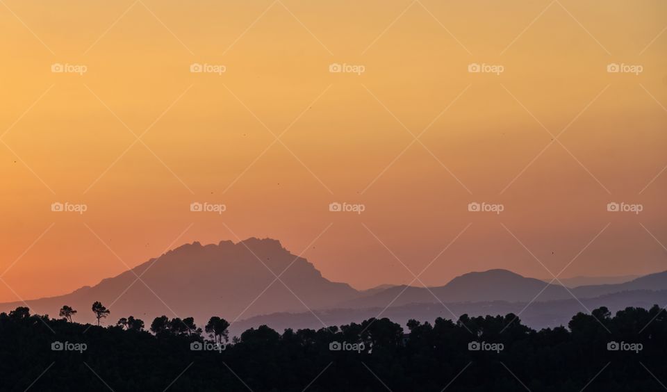 Collserola Sunset. Barcelona