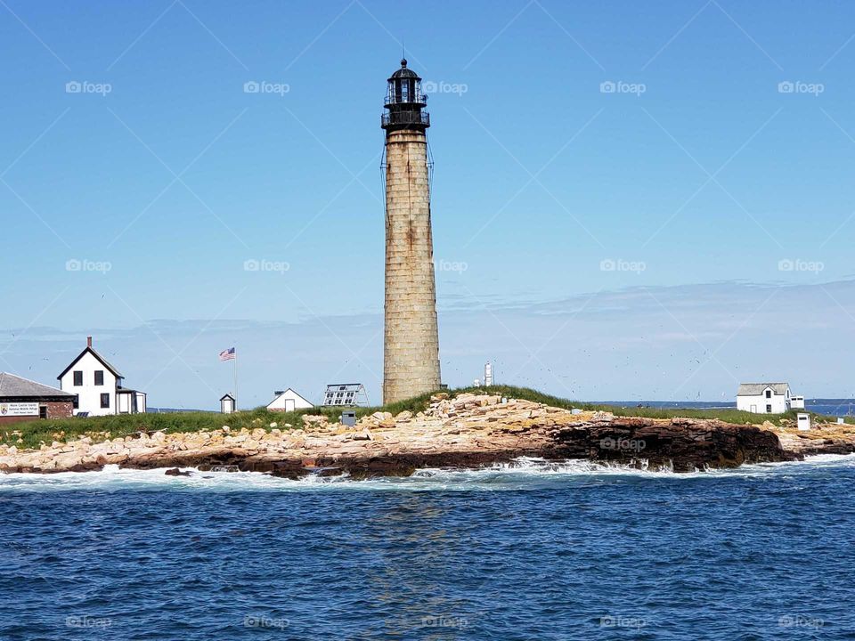 Petit Manan Lighthouse off the coast of Maine.