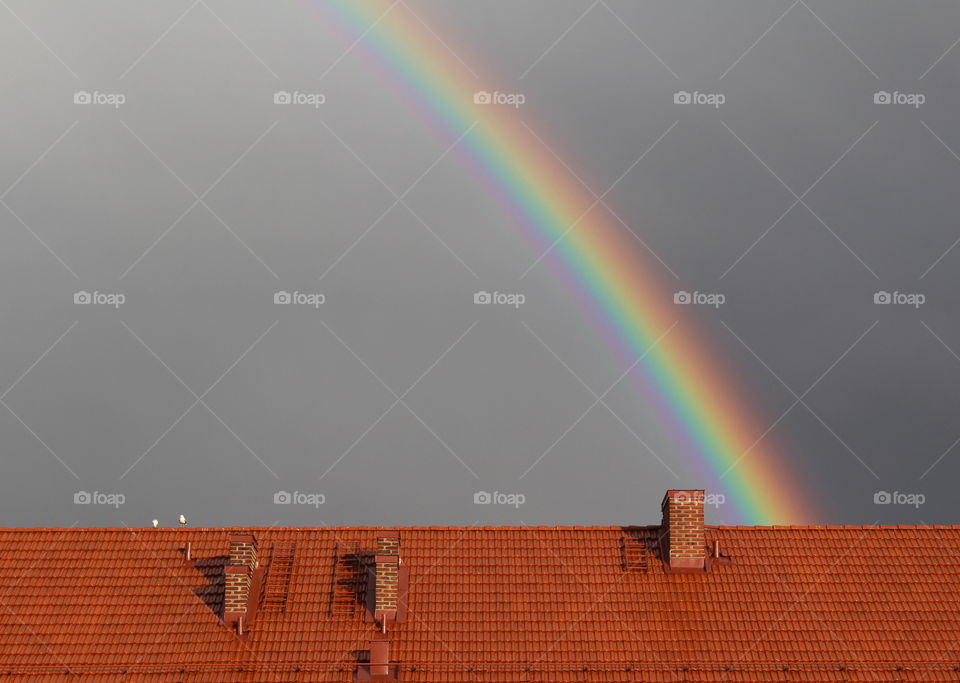 Rainbow rooftop