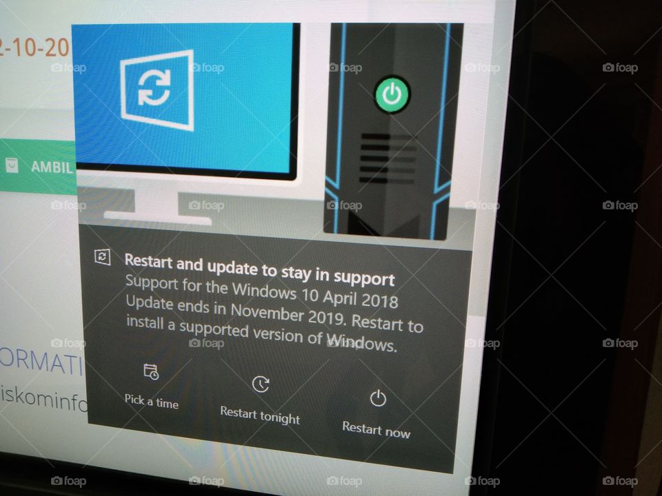 windows update notification