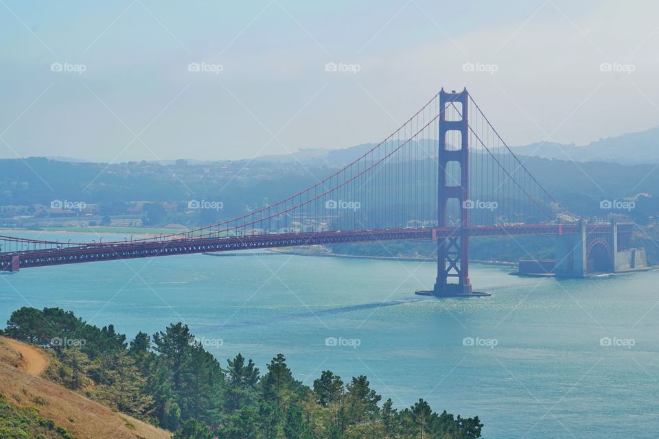 Golden Gate Bridge And San Francisco Bay