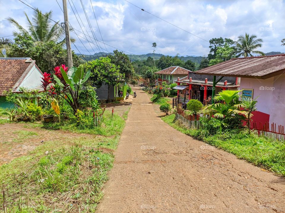 beautiful and beautiful hometown scenery in Asia