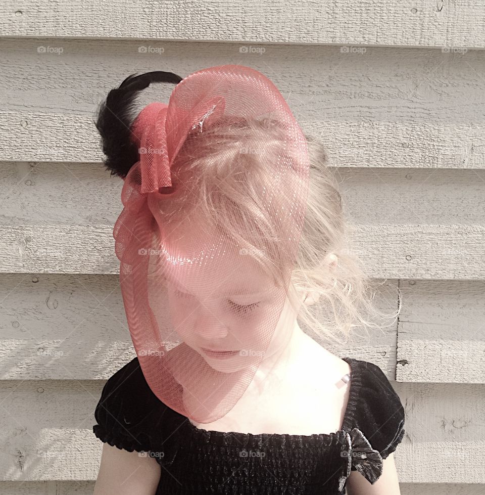 Girl with the fancy hat 