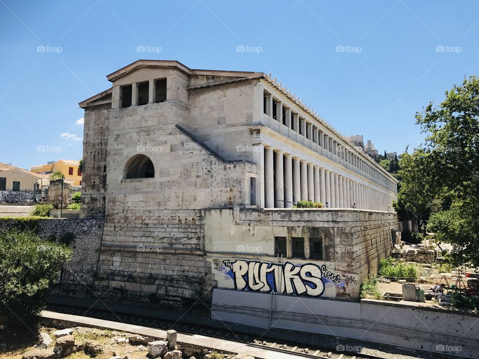 Athens beautiful historical building.