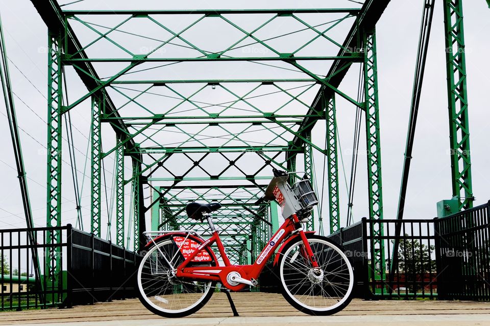 Downtown biking break 