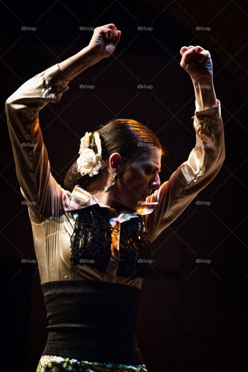 Dancing is my thing . Flamenco dancer 

