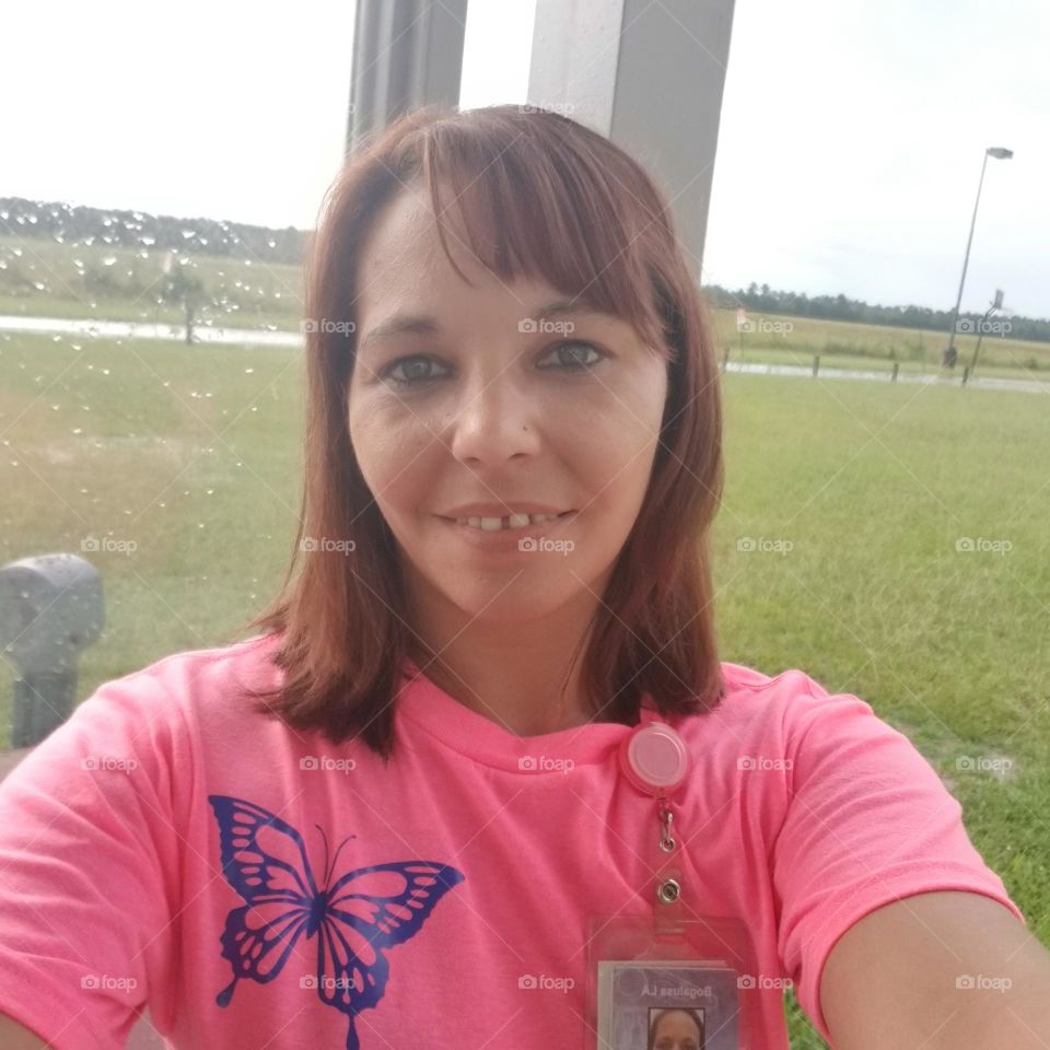 Selfie of Working Woman