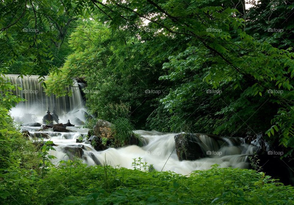 Waterfall In Rhinebeck