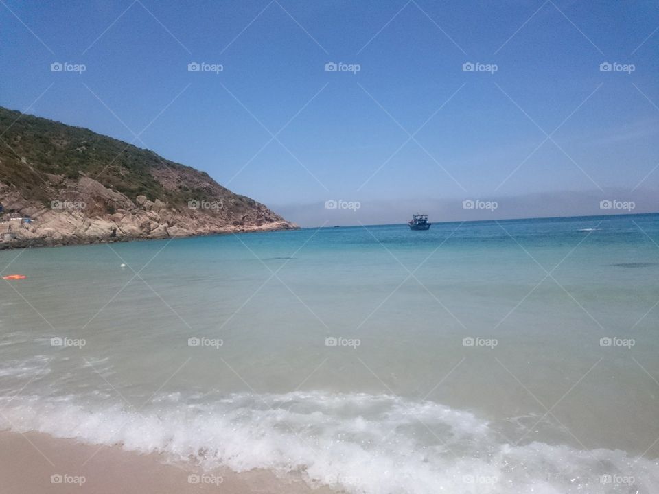 Seashore, Water, Beach, No Person, Sea
