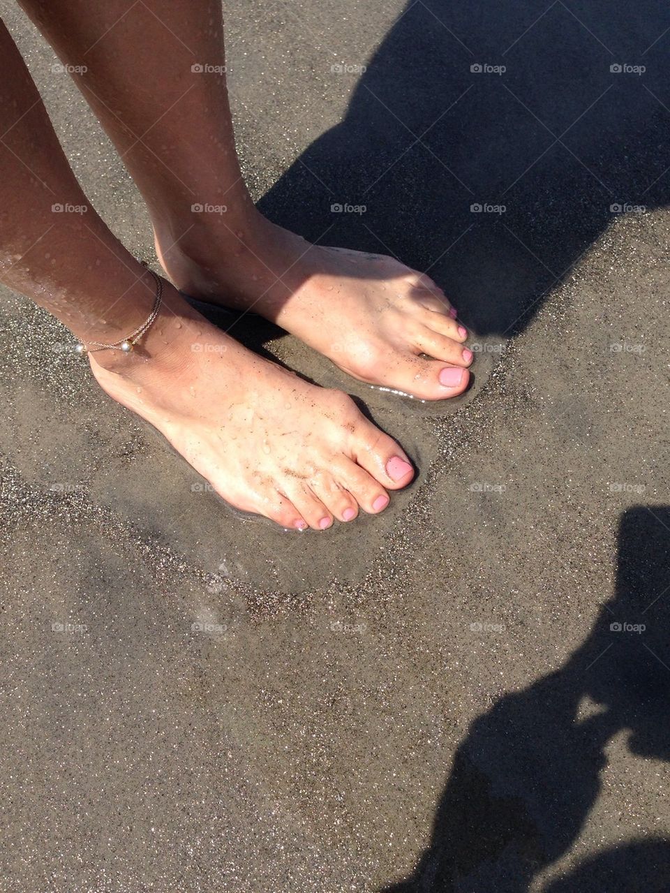 Toes in the sand