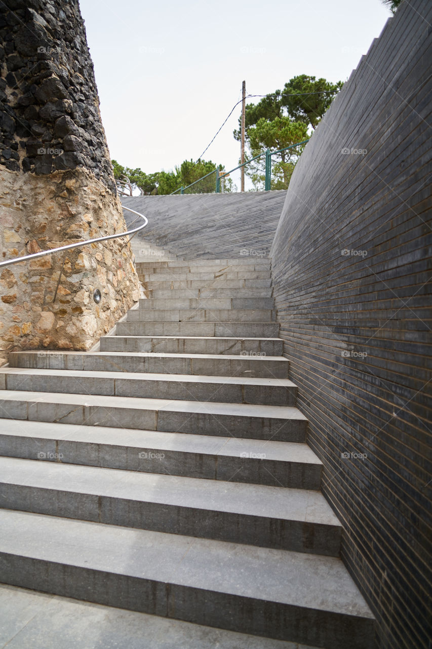 Colonia Guell. Escaleras. 