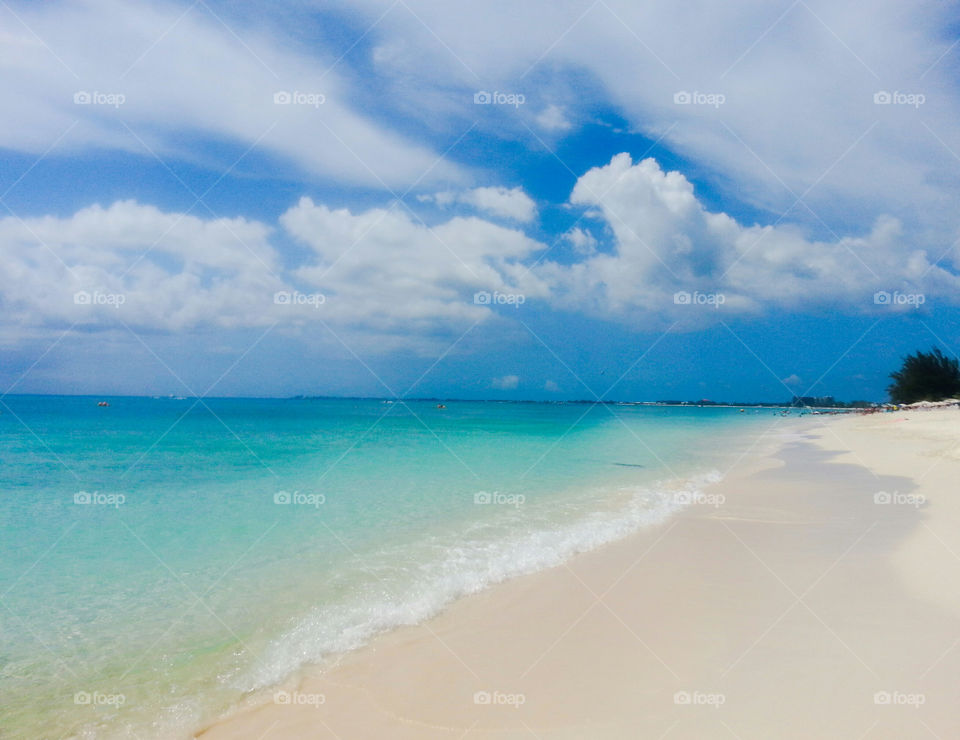 Dreamy beach in the Caribbean