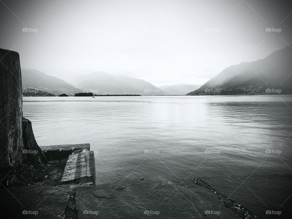 Lago Maggiore view from Brissago, Switzerland 