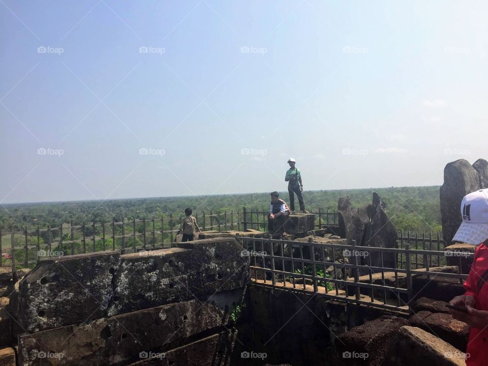 View Of Scenic Ruins in Cambodia