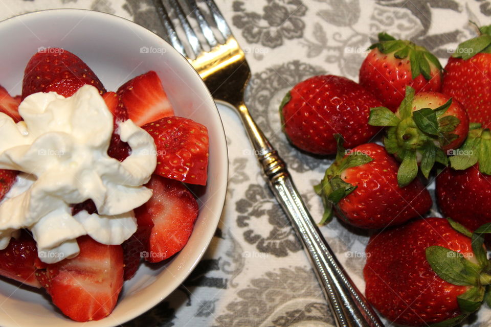 Strawberries and cream