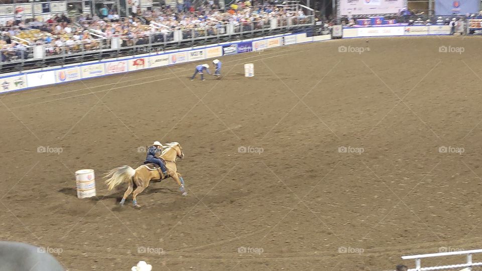 Rodeo Barrel Racing