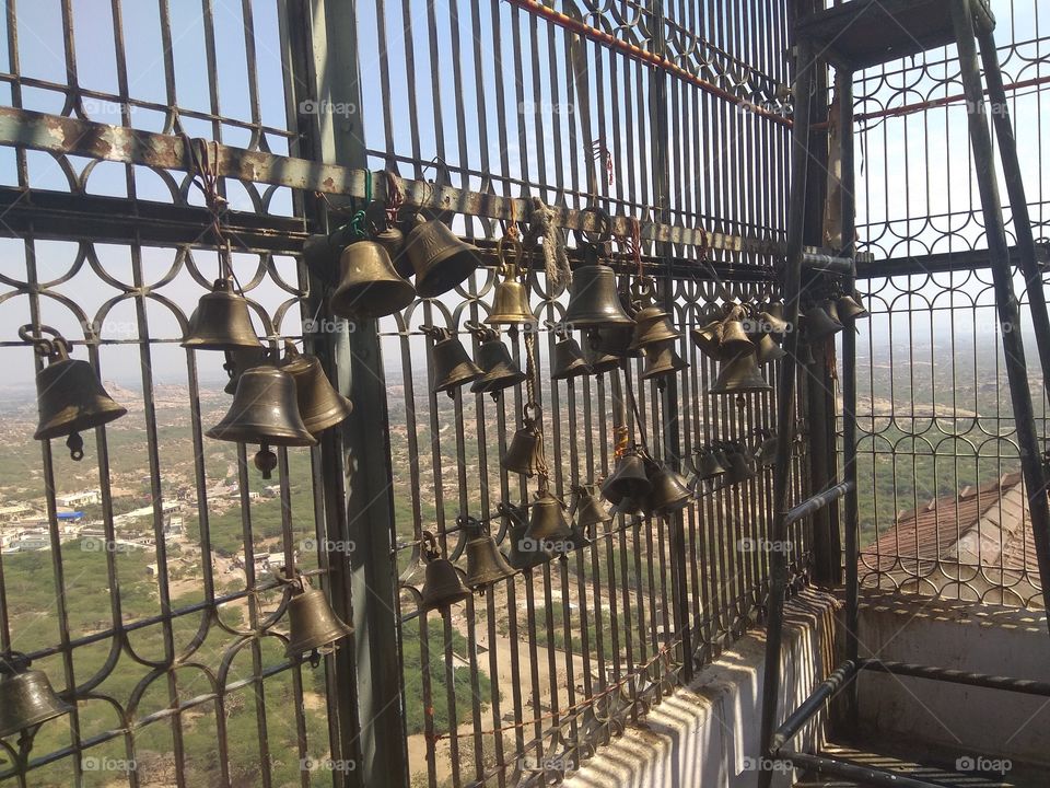 Holy bells in temple in