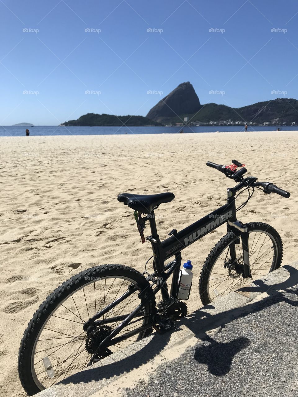 Passeando de bike pelo Rio. Pão de Açúcar.