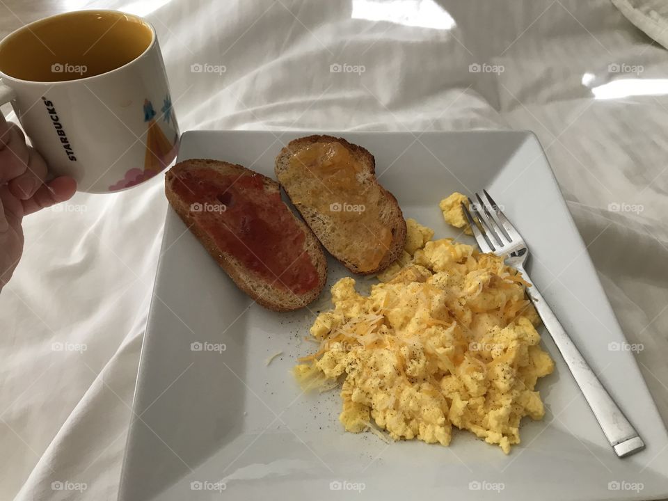 Breakfast in bed