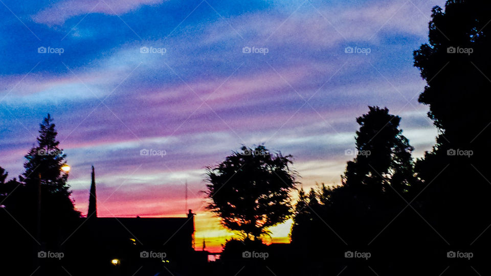 sunset Exeter, California