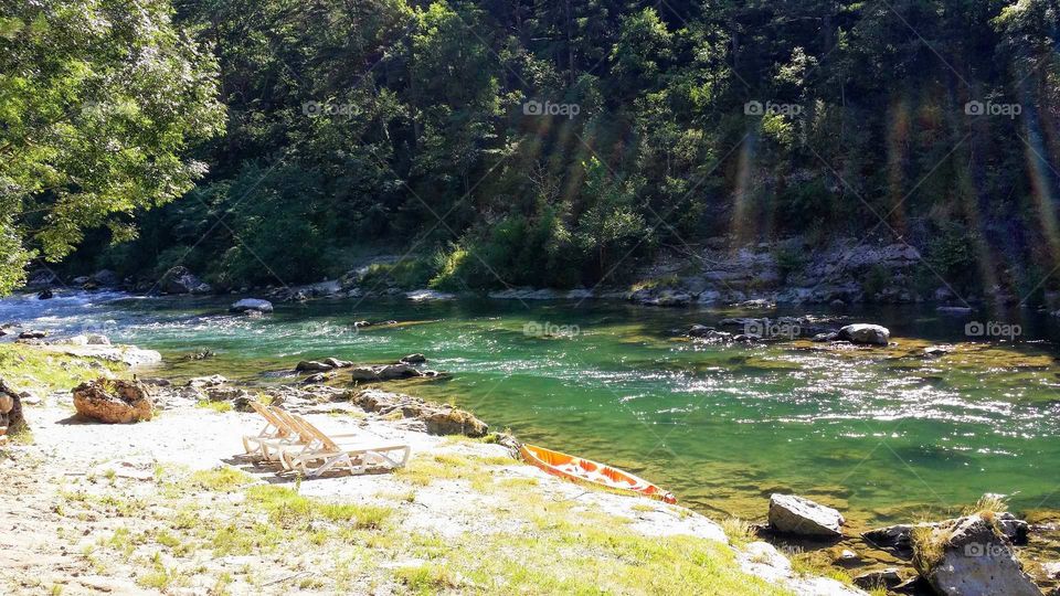 a spot for recreation in Gorges du Tarn