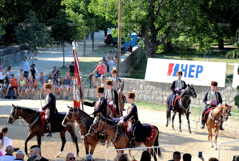 Sinjska alka is an equestrian competition that commemorates a victory over Ottomans on August 14, 1715.