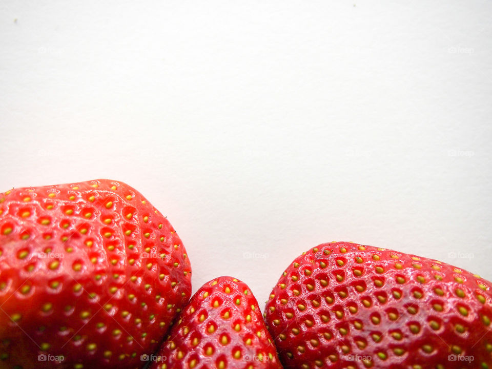 Studio shot of strawberries